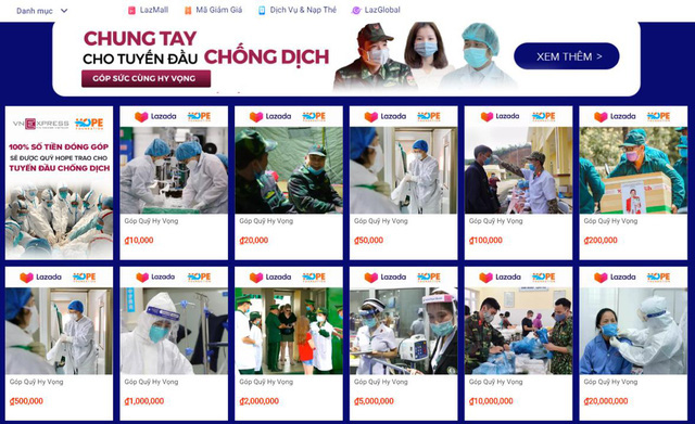 Ba bước đơn giản để đóng góp trực tuyến cho tuyến đầu chống dịch - Ảnh 1.