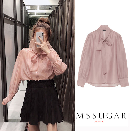 6 cách diện áo blouse thắt nơ giúp nàng công sở khỏi lo "ngày mai mặc gì" - Ảnh 2.