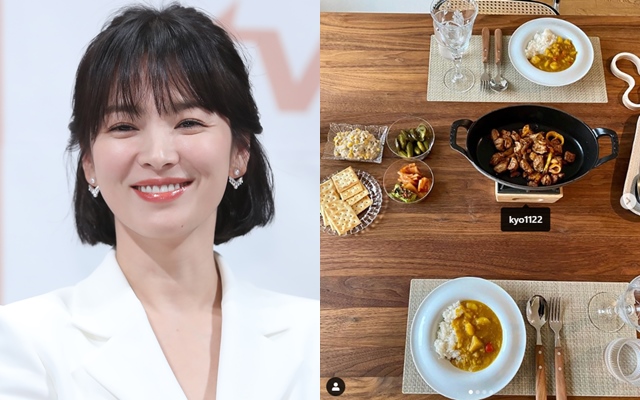 Lần hiếm hoi Song Hye Kyo vào bếp, nhìn món ăn là biết tay nghề người nấu &quot;không phải dạng vừa&quot;