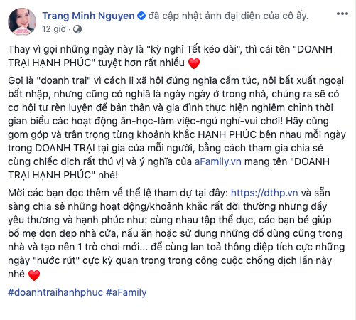 Gia đình sao Việt đang rần rần hưởng ứng chiến dịch “Doanh trại Hạnh Phúc": Từ nhà siêu mẫu Xuân Lan, nhà Cam Cam đến loạt nghệ sĩ quyết tâm cùng nhau chống dịch thành công - Ảnh 2.