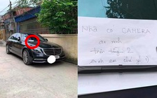 Đỗ xe Mercedes tiền tỷ bên đường, người chủ xe đã để lại mẩu giấy nhỏ để bảo vệ tài sản, đọc nội dung ai cũng thấy bất ngờ
