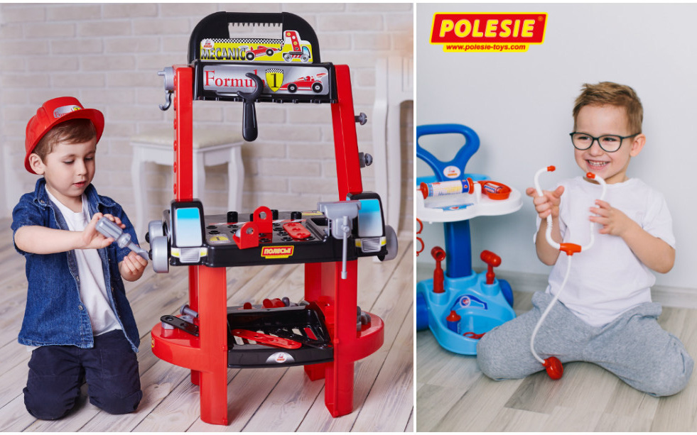 Hãy để tuổi thơ của bé có đồ chơi Polesie là bạn thân