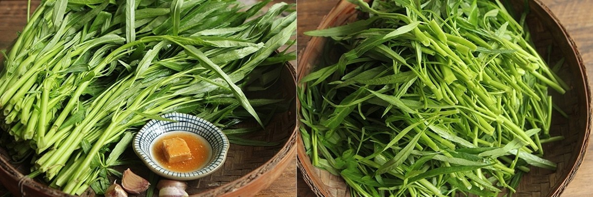 Chỉ thêm 1 nguyên liệu này thôi, món rau muống xào ngon hơn gấp nhiều lần - Ảnh 1.