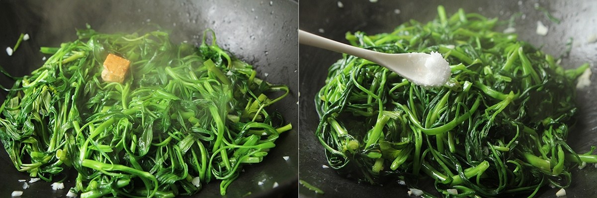 Chỉ thêm 1 nguyên liệu này thôi, món rau muống xào ngon hơn gấp nhiều lần - Ảnh 3.