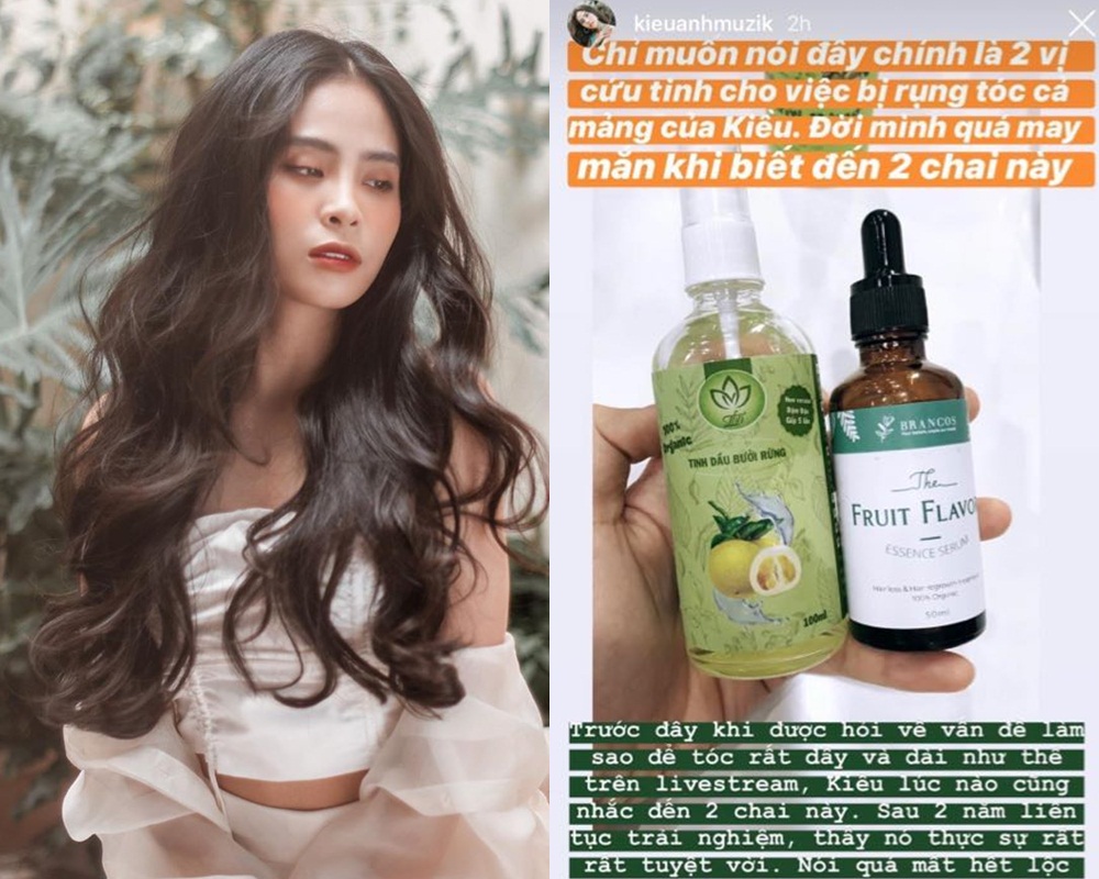 Con gái Minh Nhựa dùng serum dưỡng tóc chưa đến 100.000 VNĐ để tóc bồng bềnh, ca nương Kiều Anh cũng chung bí kíp - Ảnh 3.