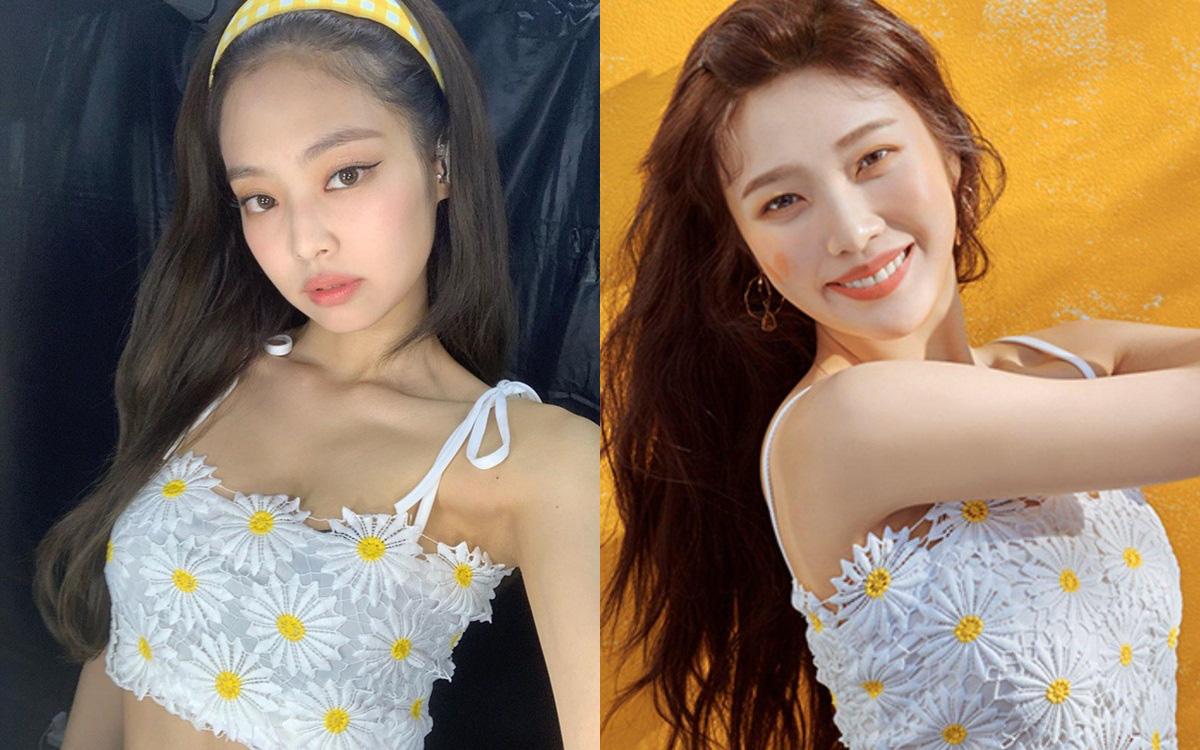 Diện chung áo, Jennie vẫn khác hẳn Joy nhờ stylist khéo cắt xén tôn body chuẩn như búp bê Barbie