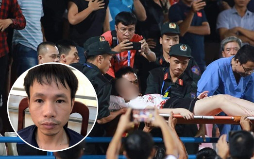 CĐV Nam Định bắn pháo sáng trúng đùi fan nữ trên sân Hàng Đẫy lĩnh án 4 năm tù