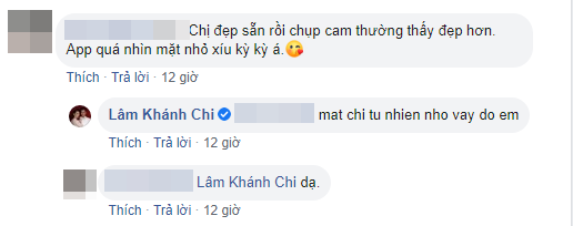 Bị góp ý lạm dụng phần mềm chụp ảnh "sống ảo", Lâm Khánh Chi khẳng định "mặt chị tự nhiên" nhưng nhìn vẫn thấy sai sai - Ảnh 4.