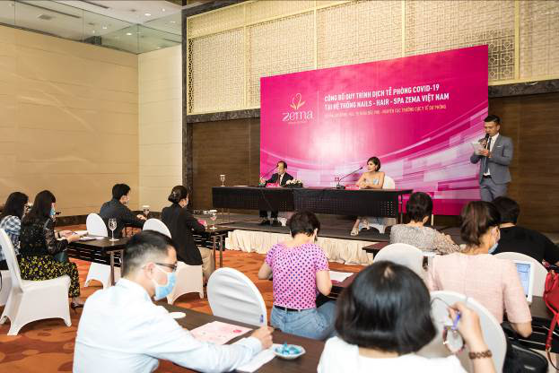 Zema Việt Nam chính thức họp báo giới thiệu quy trình phòng dịch tễ theo hướng dẫn Bộ y tế vào chăm sóc sắc đẹp - Ảnh 1.
