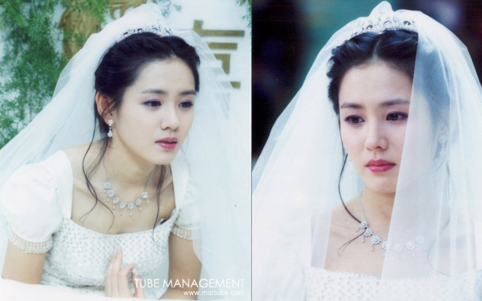 Bộ ảnh hiếm 20 năm trước của Son Ye Jin hot trở lại: Mắt ngấn lệ, làm cô dâu xinh đẹp bên cạnh Cha Tae Hyun