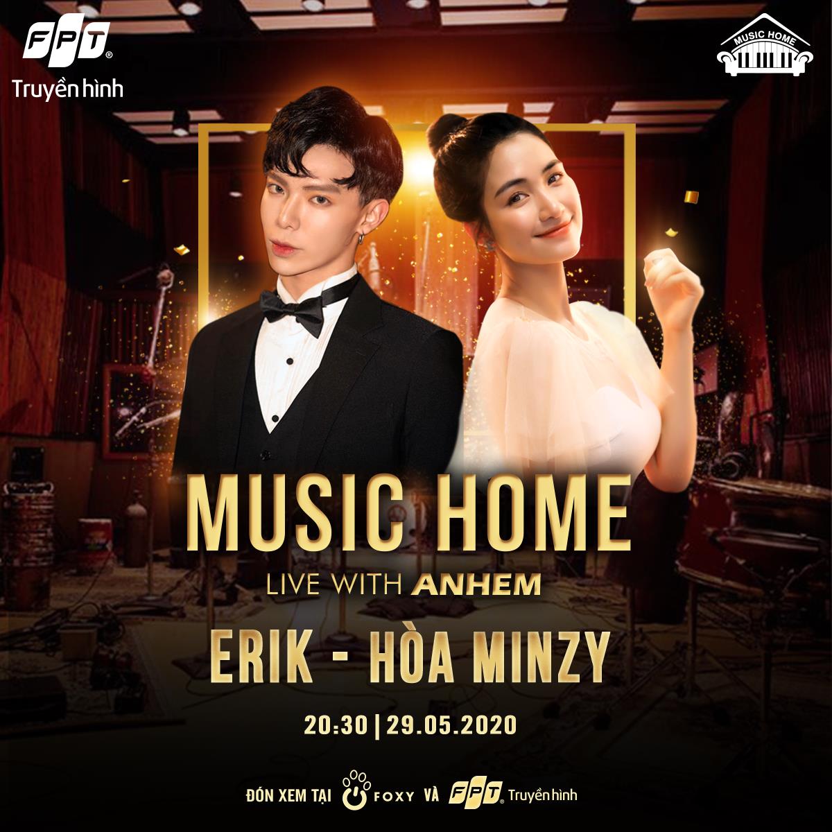 Hòa Minzy - Erik mang đến không gian âm nhạc "chuẩn nhà hát" tại Music Home - Ảnh 1.
