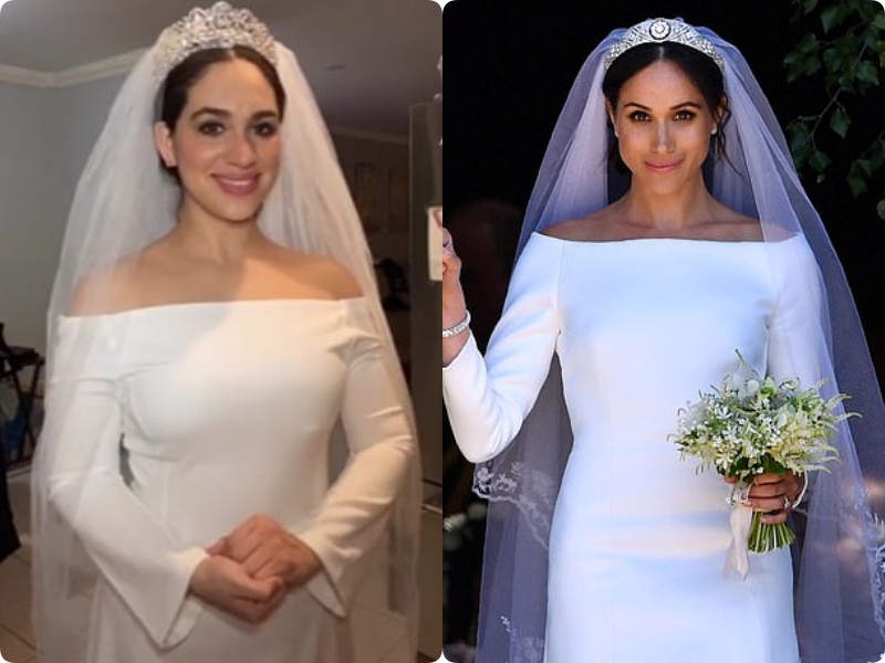 Bản sao của Meghan Markle: Nữ tiếp viên 32 tuổi "đổi đời" nhờ ngoại hình giống đến từng chân tơ kẽ tóc, style ăn mặc cũng y chang - Ảnh 7.