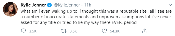 Kylie Jenner bức xúc trước cáo buộc của Forbes: "Đây toàn là những suy luận không chính xác... tôi chưa từng mong họ trao cho mình danh hiệu tỷ phú" - Ảnh 2.
