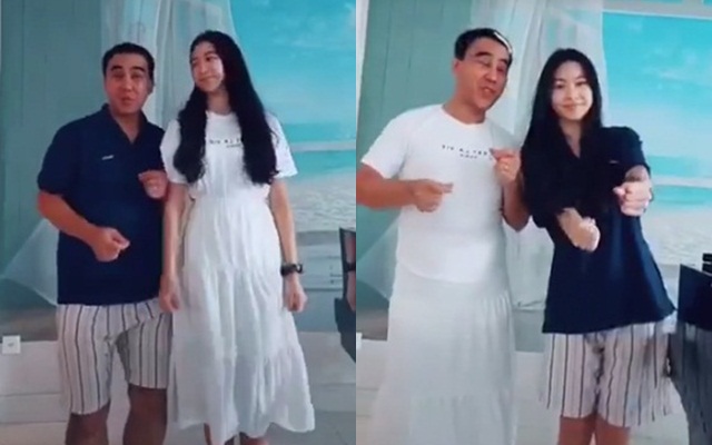 Lọ Lem con gái Quyền Linh làm clip hoán đổi trang phục với bố nhưng dân mạng chỉ chăm chăm nhìn chiều cao "khủng" của cô bé 15 tuổi - Ảnh 2.