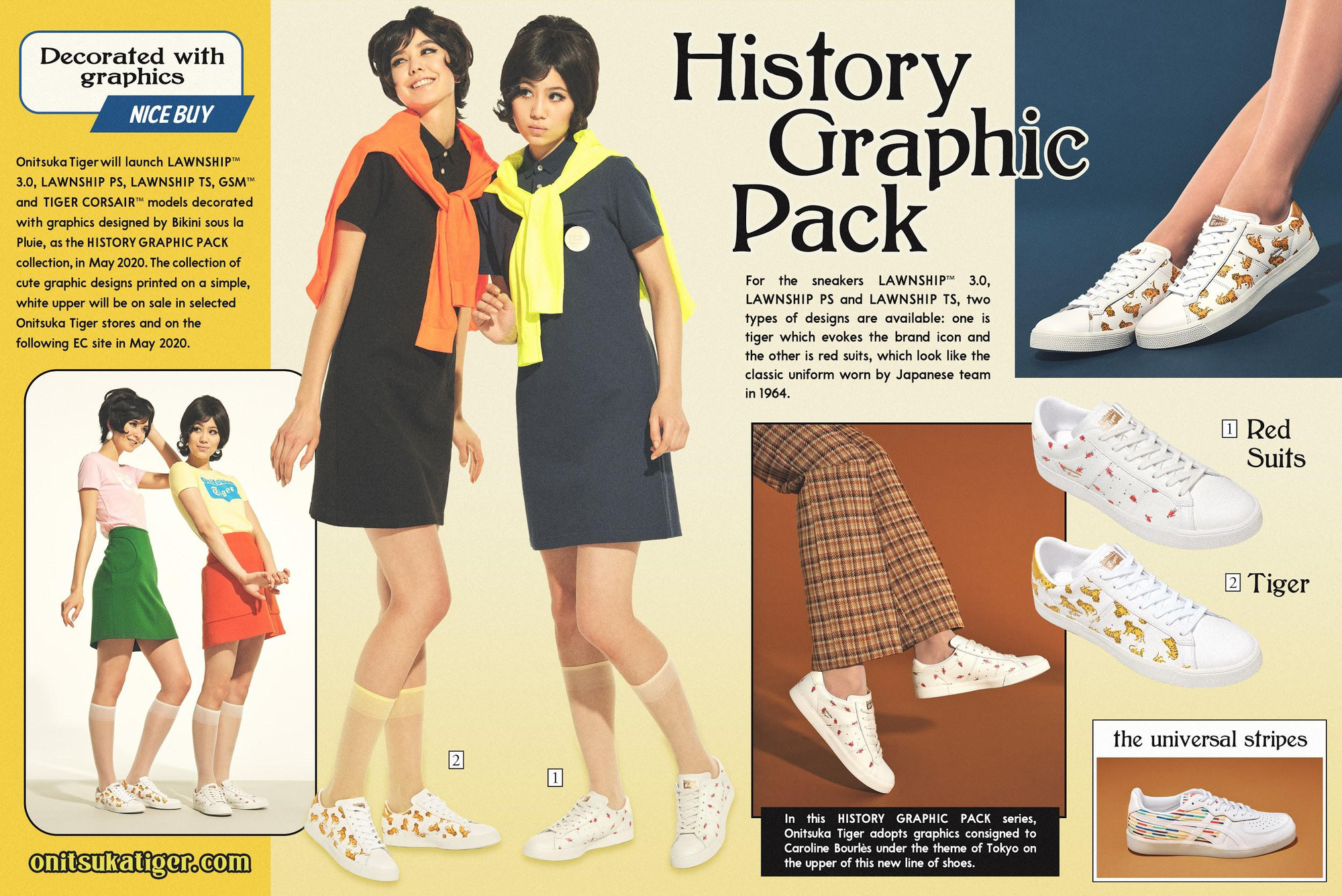 History  Graphic Pack - Onitsuka Tiger ra mắt mẫu giày với thiết kế retro cực cute dành cho cả gia đình bạn - Ảnh 1.