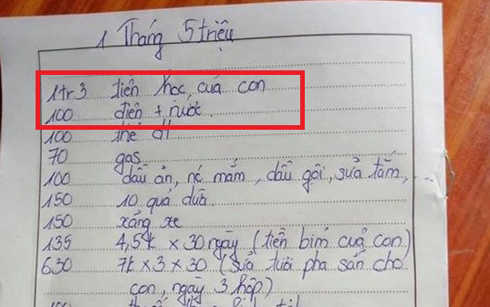 Choáng với cách chi tiêu của mẹ bỉm sữa, cả tháng chỉ hết hơn 3 triệu dù nuôi con nhỏ nhưng tranh cãi nhất là khoản tiền điện