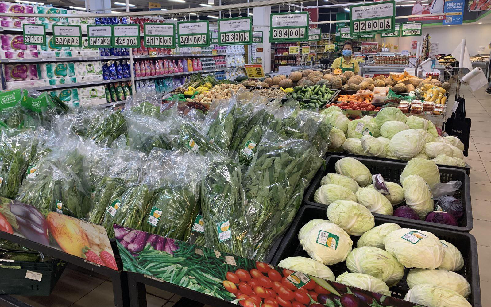 Nông sản Việt chiếm ưu thế trên kệ hàng ở các siêu thị lớn
