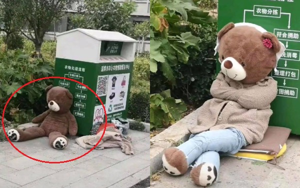 Bị bỏ rơi vạ vật ở thùng rác, gấu bông cô đơn bỗng trở nên sang chảnh hơn hẳn nhờ lòng tốt của người đi đường!
