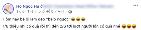 Hồ Ngọc Hà công khai chuyện "đeo balo ngược", ngầm xác nhận mang thai là đây chứ đâu? - Ảnh 1.