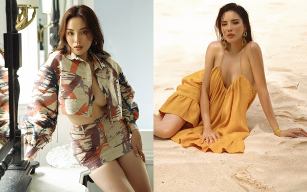 Hoa hậu Kỳ Duyên táo bạo &quot;thả rông&quot; vòng một, góc chụp ảnh khiến người xem phải &quot;thót tim&quot;