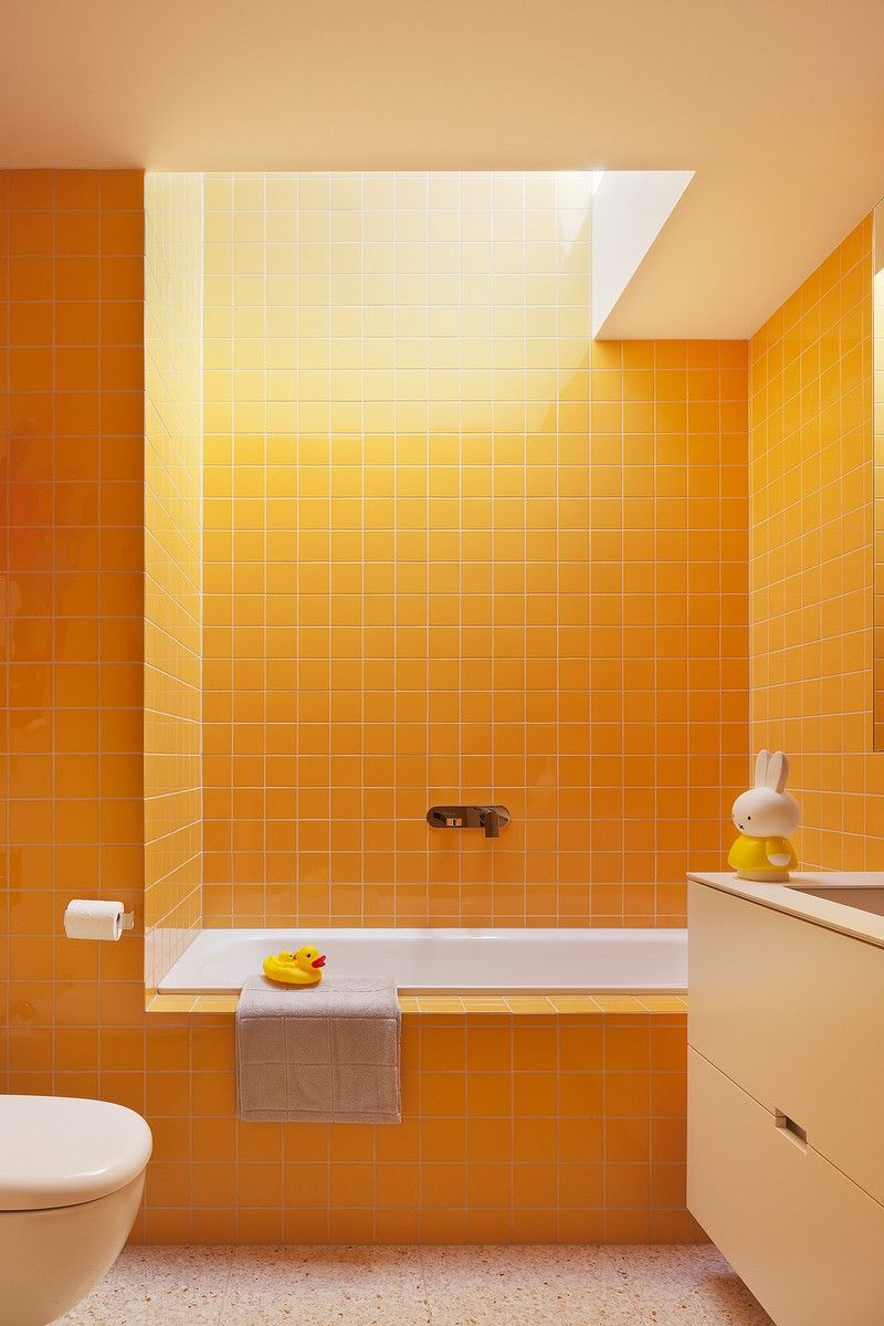 Những bí mật trang trí tường phòng tắm tạo nên không gian vui nhộn, đặc sắc - Ảnh 5.