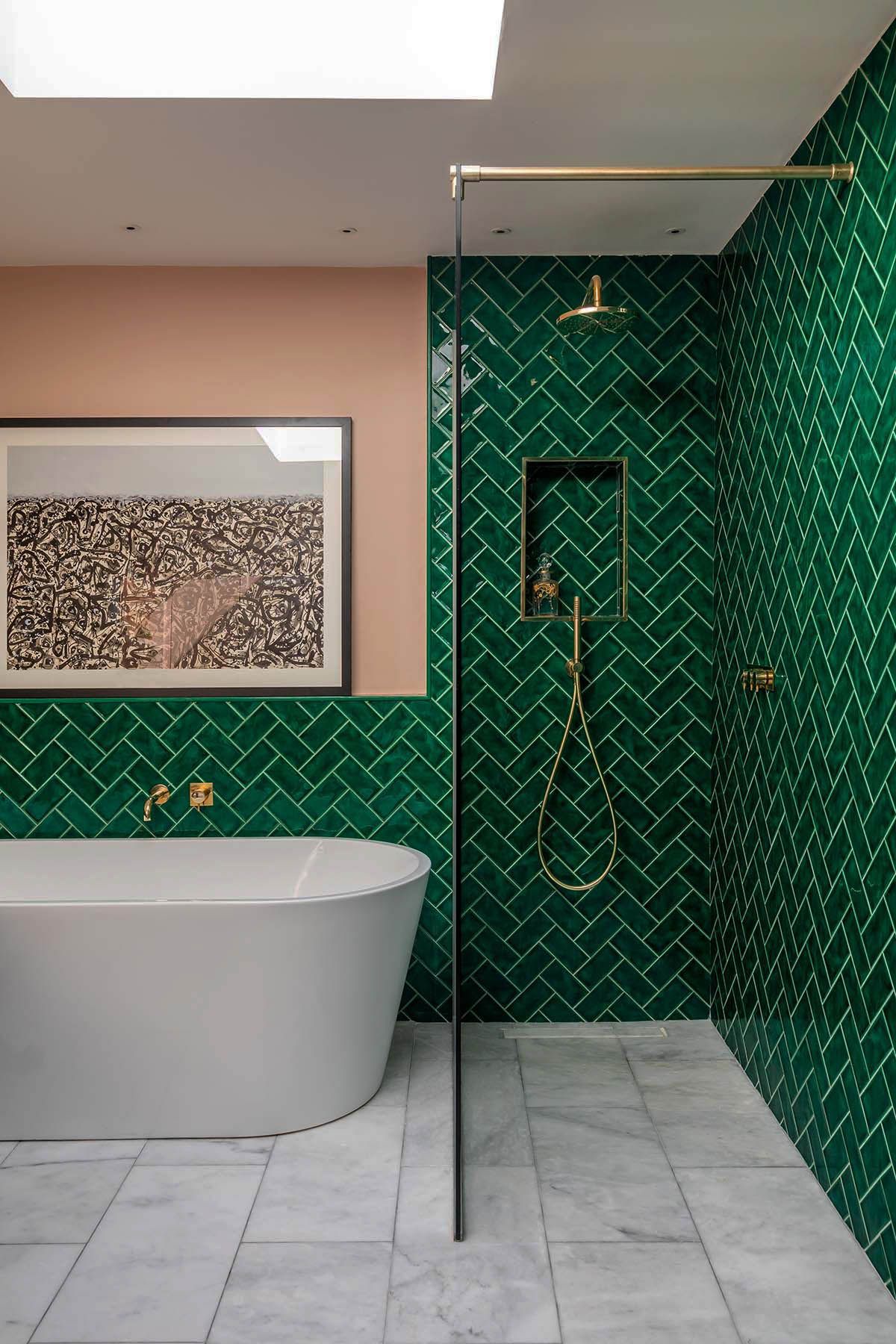 Những bí mật trang trí tường phòng tắm tạo nên không gian vui nhộn, đặc sắc - Ảnh 6.