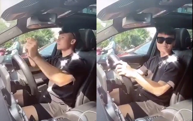Dân mạng bỗng chia sẻ mạnh clip Quang Hải &quot;nhún nhảy&quot; trên chiếc xe Mercedes mới mua giữa lùm xùm bị hack Facebook lộ tin nhắn riêng tư