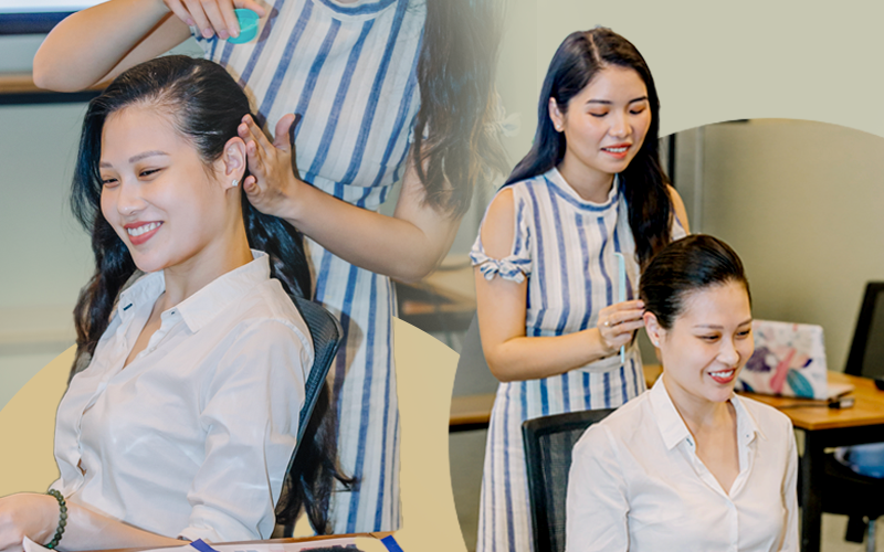 Lần đầu chứng kiến nơi các cô tiếp viên hàng không Việt Nam học cách tạo dáng, make up, làm tóc sang chảnh theo đúng chuẩn chuyên nghiệp