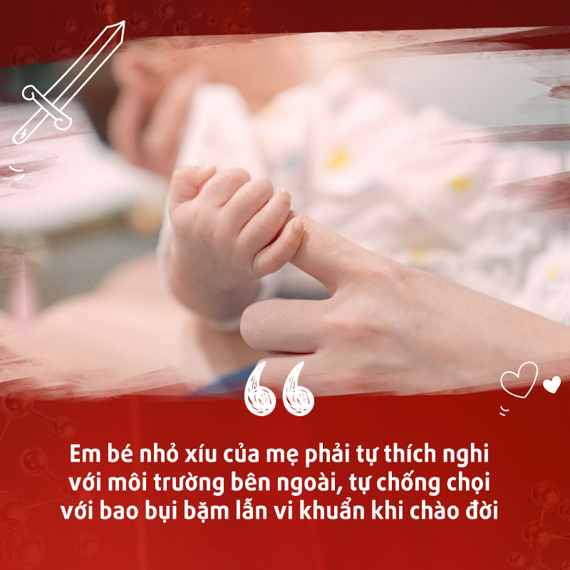 Áo giáp “đề kháng da” và hành trình cùng mẹ che chở cho bé suốt cả cuộc đời - Ảnh 1.