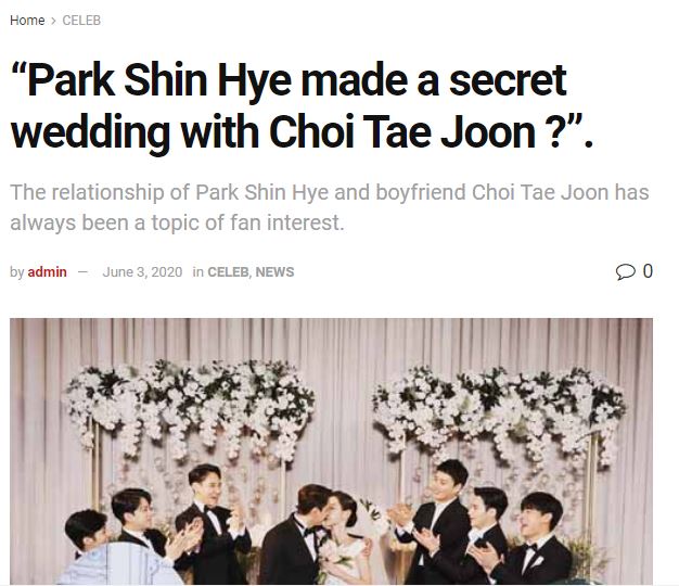 HOT: Báo Trung đưa tin mỹ nhân "Người thừa kế" Park Shin Hye đã bí mật kết hôn với bạn trai kém tuổi  - Ảnh 1.