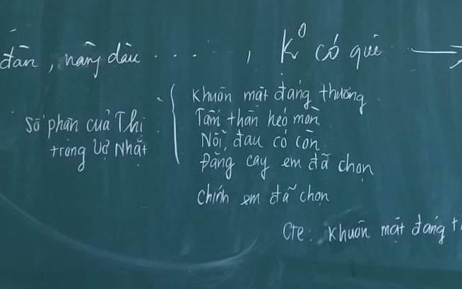 Nữ sinh lên bảng phân tích số phận của Thị trong Vợ Nhặt, ai nấy tròn mắt thán phục cho đến khi nhìn thấy câu cuối cùng