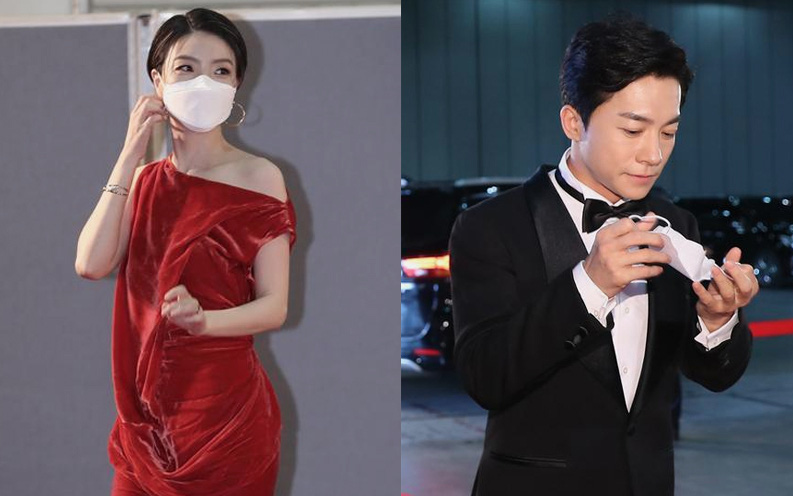 Đi thảm đỏ Baeksang Arts Awards 2020, nghệ sĩ Hàn Quốc diện váy áo lộng lẫy vẫn quyết đeo khẩu trang 
