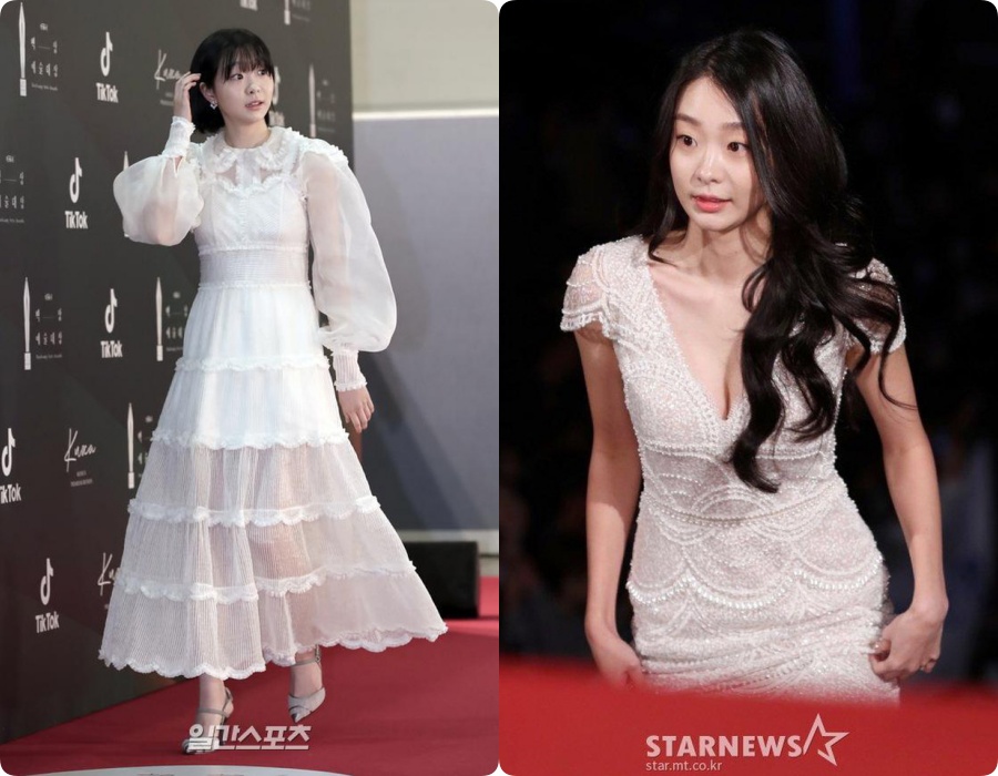 Nữ chính Itaewon Class khiến dân tình hơi "tụt mood" khi diện đầm bánh bèo toàn tập tại thảm đỏ Beasang 2020 - Ảnh 6.