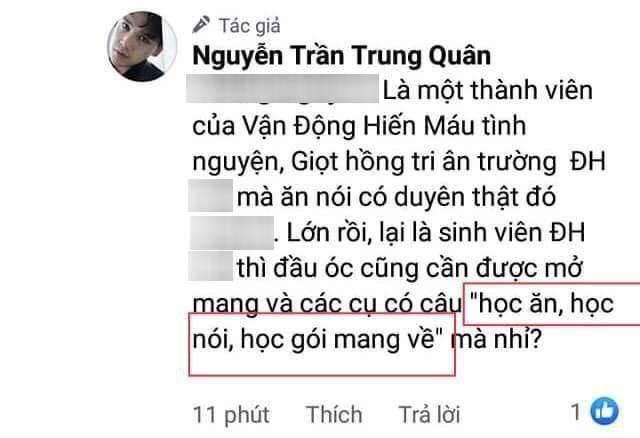 Bị chê trích dẫn tục ngữ sai, Nguyễn Trần Trung Quân đính chính: "Chỉ là cách trêu đùa bình thường thôi"  - Ảnh 1.