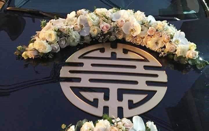 Pha trang trí xe hoa đám cưới &quot;tai hại nhất thời đại&quot; khi nhà trai gắn nhầm chữ thọ thay vì chữ hỉ khiến nhà gái nổi giận đùng đùng