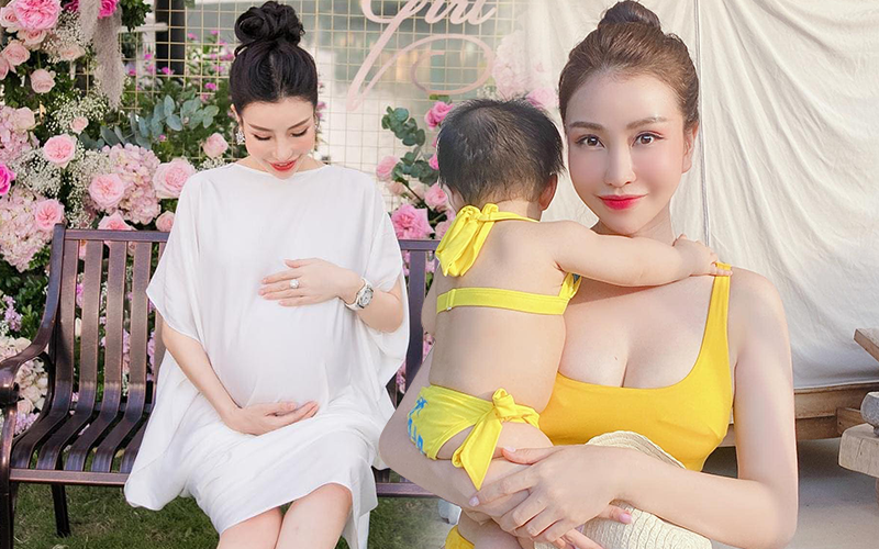 Hoa hậu Lam Cúc sinh 3 con vẫn đẹp như gái đôi mươi nhờ lúc bầu bí ăn theo chế độ "vào con không vào mẹ"