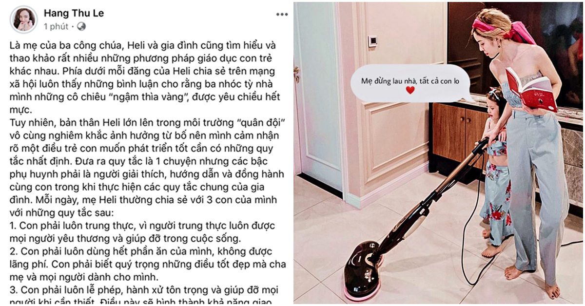 Mẹ 9x gây sốt mạng xã hội với bộ quy tắc dạy 3 cô con gái lai xinh đẹp hút mắt người nhìn - Ảnh 2.