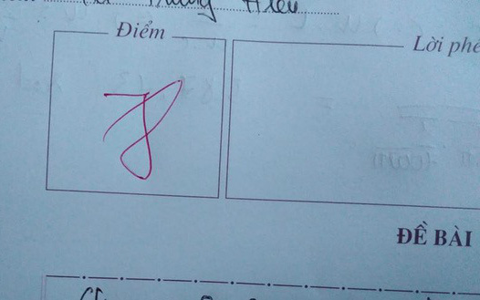 Học trò tranh cãi nảy lửa với câu hỏi "Đây là điểm mấy", chuyện tưởng dễ nhưng khi nhìn vào bức hình thì ai cũng phải lắc đầu 