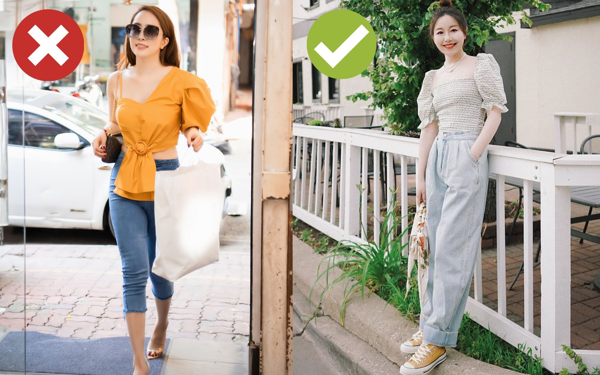 Quỳnh Nga (Cá Sấu Chúa) vừa diện một kiểu quần jeans đã lỗi mốt còn dìm dáng mạnh mẽ, chị em cần nhận diện để &quot;né&quot; ngay