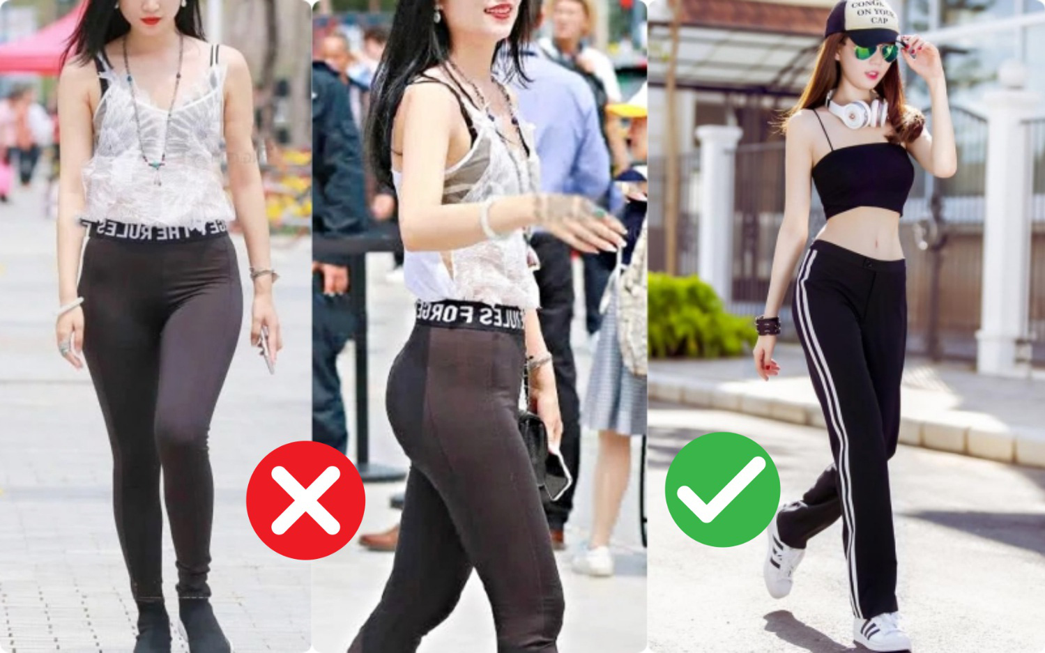 Với kiểu quần &quot;thị phi&quot; này chị em đừng cố mặc ra đường để khoe dáng, đẹp đâu chẳng thấy chỉ khiến cả phố lắc đầu ngán ngẩm
