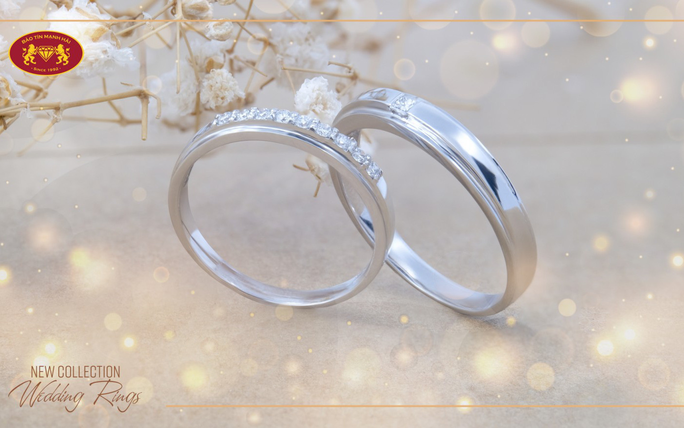 Gợi ý những mẫu nhẫn cưới đẹp dành cho các cặp đôi