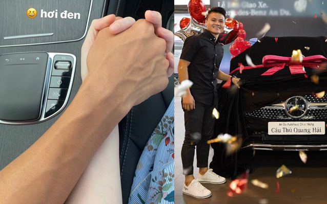 Quang Hải đưa Huỳnh Anh đi chơi trên xe Mercedes 2,4 tỷ, dân tình thích thú nhắc khéo nên "đi dạo" Hồ Tây 