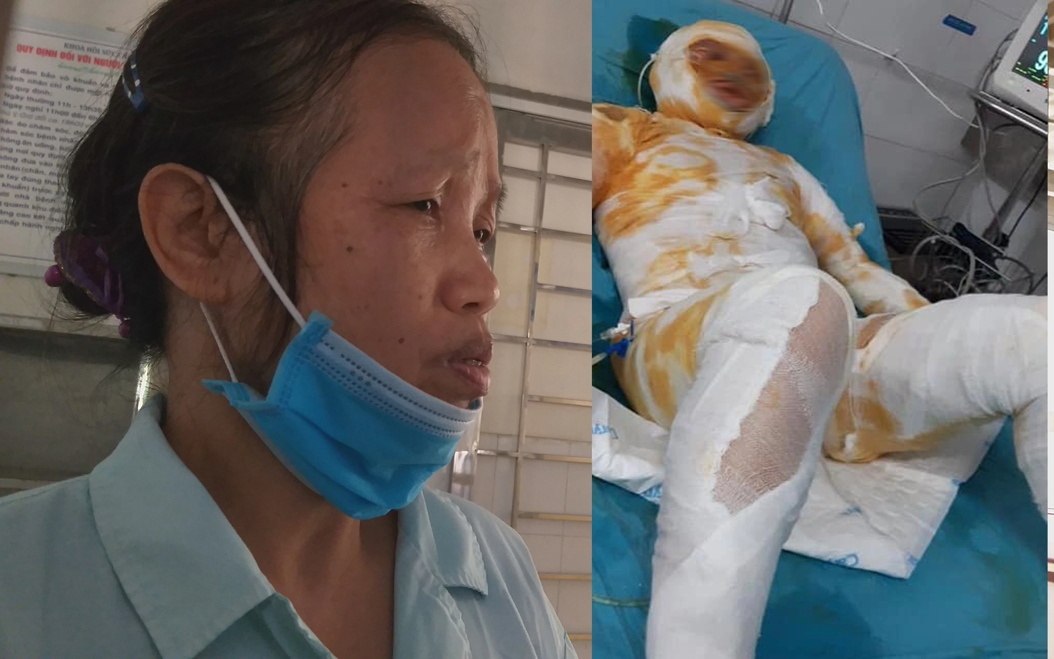 Vụ chồng tưới xăng đốt vợ để lại 3 con nhỏ bơ vơ ở Thái Bình: Nỗi đau tột cùng của người mẹ, người bà