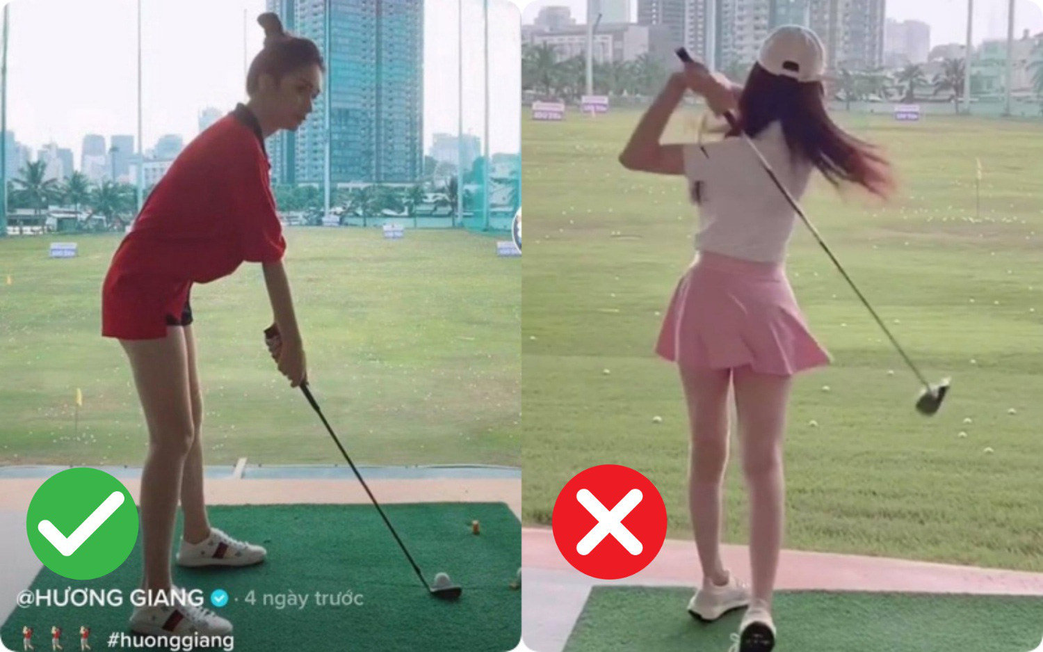 Sao nữ lên đồ chơi golf: Người tranh thủ khoe dáng với những thiết kế váy ngắn cũn, người che chắn tuyệt đối không hở chỗ nào 