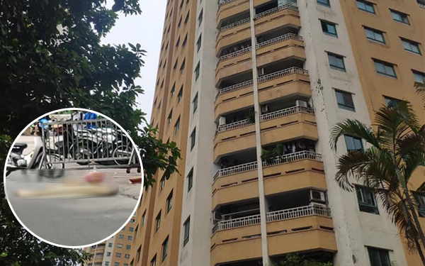 Hà Nội: Bé gái 6 tuổi rơi từ tầng 12 chung cư xuống đất tử vong thương tâm