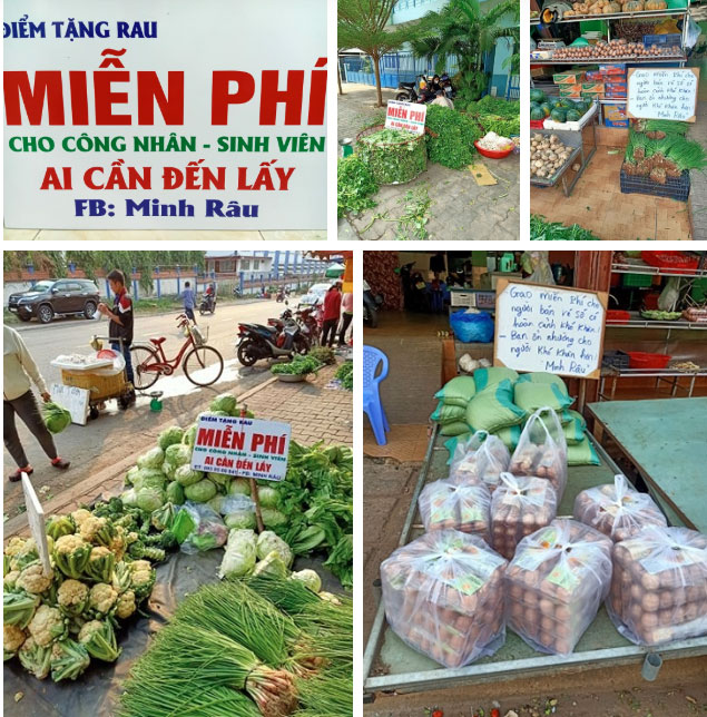 Chú Minh Râu - người bán rau nổi tiếng lại hot trên mạng xã hội vì tấm bảng "không đeo khẩu trang bán đắt gấp đôi" - Ảnh 1.