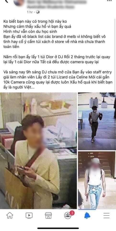 Vụ du học sinh người Việt trộm túi hiệu tại Úc: Cấm đến các siêu thị lớn, phải xóa các tài khoản mạng xã hội - Ảnh 3.