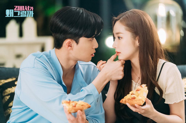Cảnh hôn gây đỏ mặt của Park Seo Joon - Park Min Young trong phim "Thư ký Kim" đạt 100 triệu view, fan réo gọi làm phần 2 - Ảnh 6.