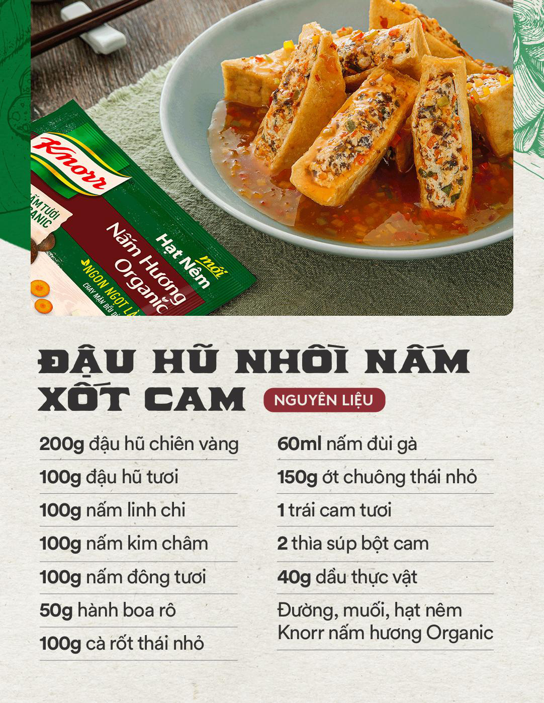 Cuối tuần đổi món với đồ chay và đây là công thức 3 món chay vừa ngon vừa đẹp mắt đảm bảo mẹ chồng cũng khen nức nở - Ảnh 1.