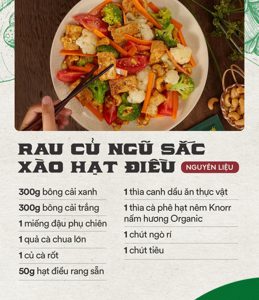 Cuối tuần đổi món với đồ chay và đây là công thức 3 món chay vừa ngon vừa đẹp mắt đảm bảo mẹ chồng cũng khen nức nở - Ảnh 3.